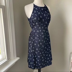 Ann Taylor High Neck Floral Dress